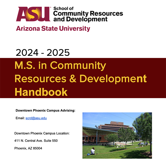 M.S. in Community Resources & Development Handbook