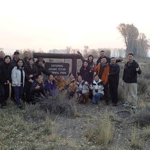 Sichuan Forestry and Grassland Bureau administrators met American counterparts during tours of Yellowstone and Grand Teton national parks