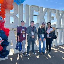 Students and faculty onsite at the Fall 2022 Buckeye Air Fair