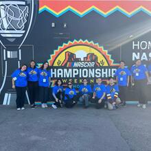 TSA Members volunteer at NASCAR